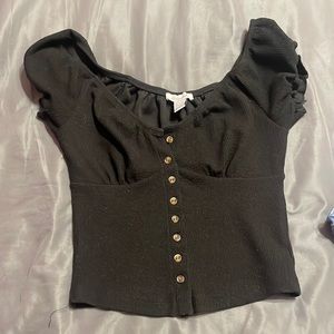 Cropped, Button up shirt